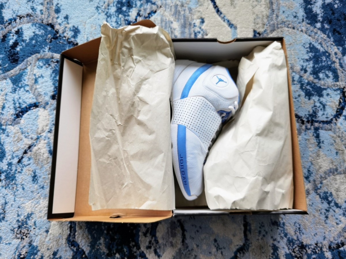 VTG Nike Air Jordan 2000 Jumpman Team Shogun Shoes 136054-141 White Blue Men 14 VNTG? Sz 10 - Nike Air Jordan Jumpman Team Showcase  main image 4