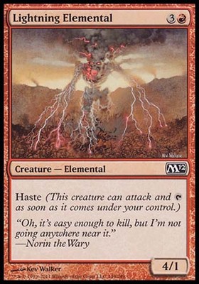 1x FOIL Lightning Elemental M12 MtG Magic Red Common 1 x1 Card Cards | eBay 1x FOIL Lightning Elemental M12 MtG Magic Red Common 1 x1 Card Cards | eBay