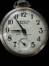 Westclox Scotty Pocket Watch Shock Resistant