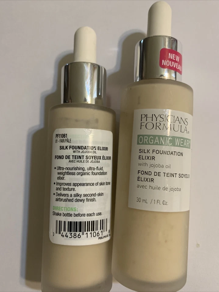 2X Physician Formula Organic Wear Silk Foundation Elixir With Jojoba Oil PF11061 - Image 2 of 2