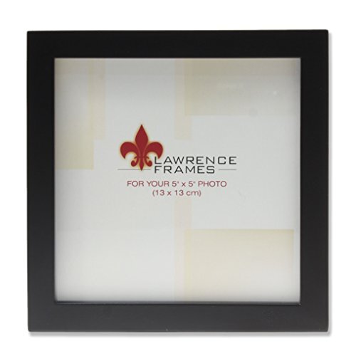Wood Picture Frame, Gallery Collection 5x5 Black