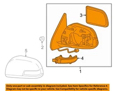 TOYOTA OEM 2016 Tacoma Door Side Rear View-Mirror Assy Right 8791004240