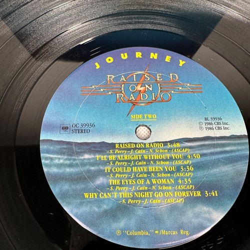 Journey Raised On Radio Vinyl LP Record Album, 1986 CBS, Inc, In Factory Plastic - Picture 7 of 15