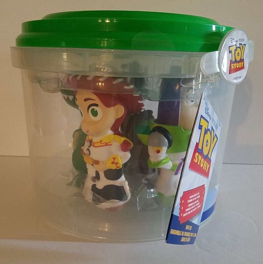 Disney Toy Story 4 Woody (with Forky), Buzz, Jessie, Bullseye & Rex  Exclusive 5-Figure Bath Set