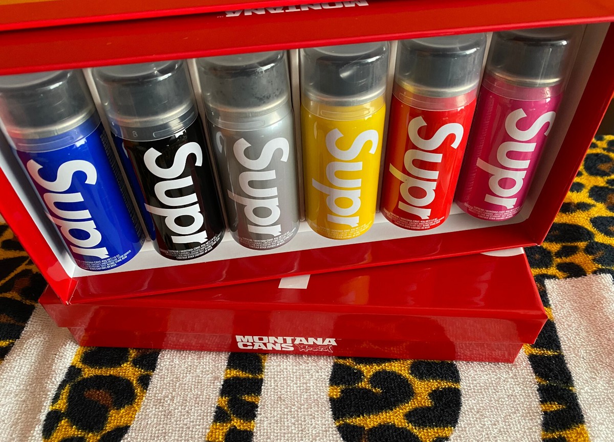 Supreme SS21 Montana Cans Mini Spray Can Set - 6 Colours | eBay UK