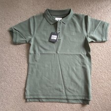 New Country Road Kid's Kids Child Teen Boy's Polo Shirt T-Shirt Shirts Green 12Y