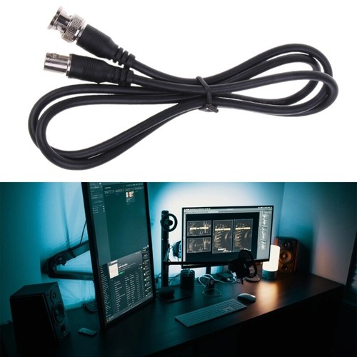 1M/3ft BNC Male to Female Coaxial Cable Connector Video Adapter for CCTV - Picture 2 of 7