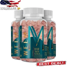 Hair Skin and Nails Gummies Support Healthy Hair Vegan biotin Vitamin for Unisex