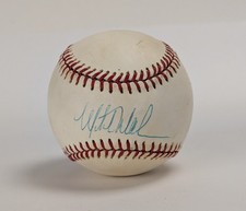 Original Signed MLB Mitch Williams Autograph Baseball Base Ball