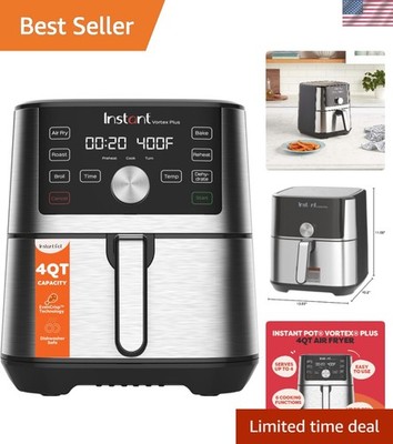 4QT Vortex Plus 6-in-1 Mini Air Fryer, Custom Program Options, Crisps, Broils...