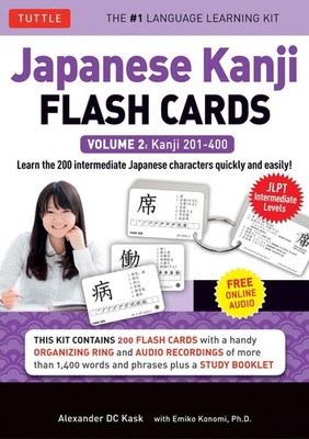 Japanese Kanji Flash Cards Kit Volume 2: Kanji 201-400: JLPT Intermediate Level: