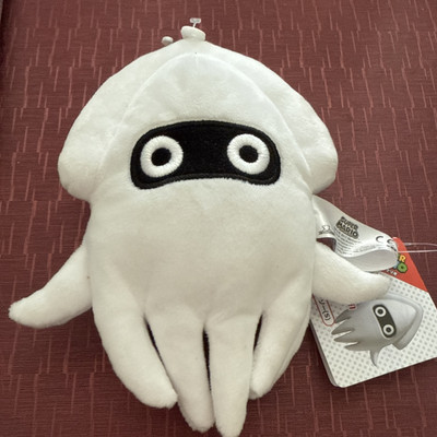 Super Mario Bros Blooper Squid 7   Plush Stuffed Animal