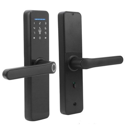Smart Wifi Electronic Door Lock Fingerprint Password IC Card Mechanical Keys NEW