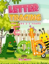 Letter Tracing: ABC and Cursive Handwriting Practice Workbook for Kids Ages 3...