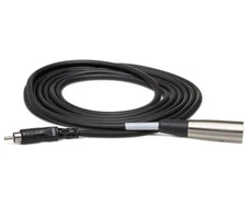 Hosa XRM-102 RCA to XLR Male Unbalanced Interconnect Cable - 2 foot