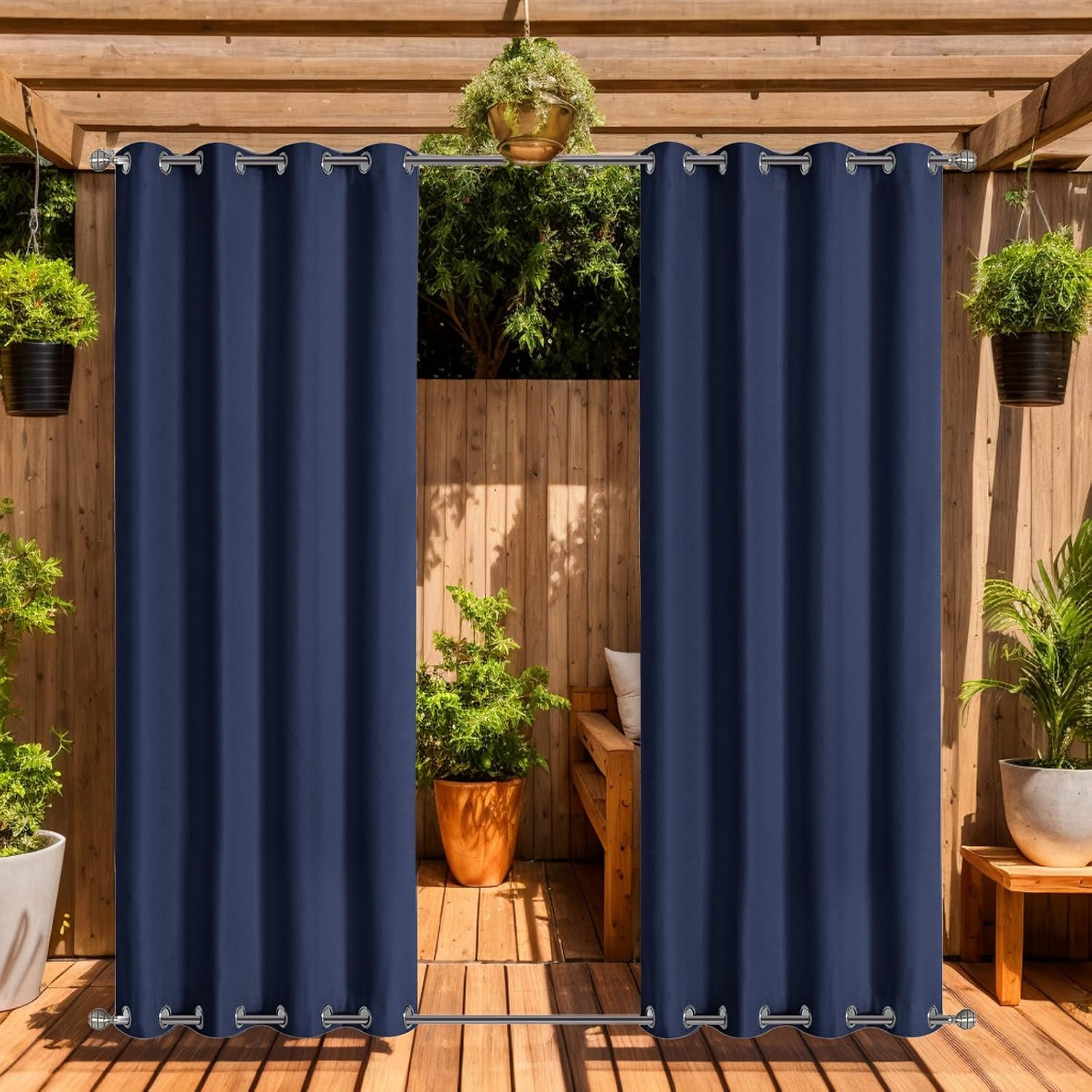 Tenda Esterna Gazebo Impermeabile - Antivento con Occhielli Acciaio
