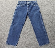 Dickies Carpenter Denim Jeans Tag Size 32 X 32 Heel Bite