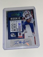 2020 Panini Contenders - Rookie Ticket Isaiah Hodgins #209  Ticket /22