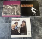 U2 3 x Vinyl Record LP Job Lot Rattle & Hum , Unforgettable Fire , October EX