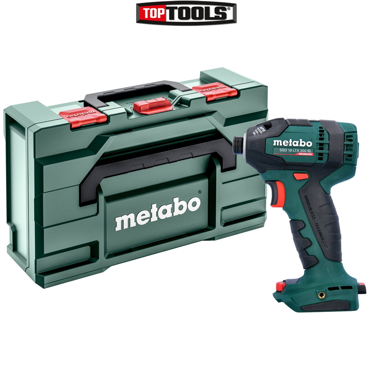 Metabo SSD 18 LTX 200 BL Brushless Impact Driver With MetaBOX 145 - 602396840