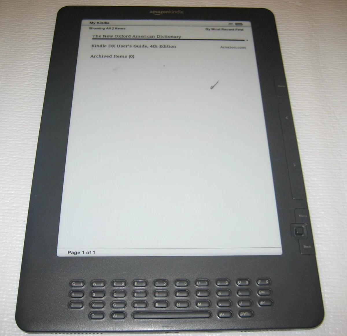 Amazon Kindle DX 2nd Generation eBook Readers for sale - eBay