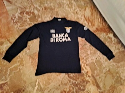 SS LAZIO jersey Banco Di Roma training t-shirt shirt jersey Umbrian L SLEEVES L