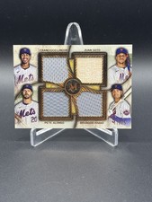 2025 Topps Museum Lindor / Juan Soto / Pete Alonso / Nimmo Quad Relic /75