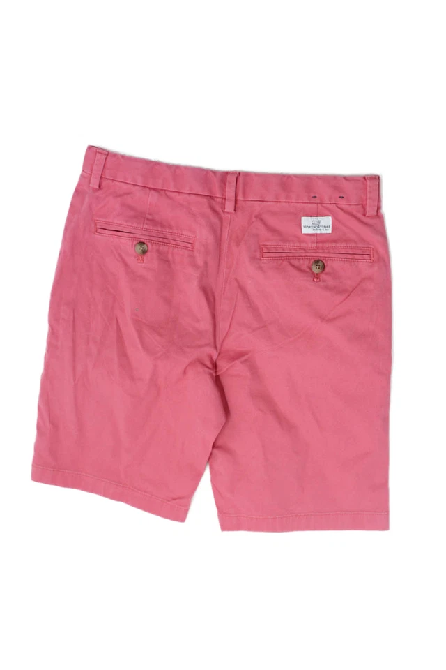 Vineyard Vines Boys Flat Front Pockets Chino Shorts Carol Size 14 - Image 2 of 4