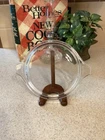 Vintage PYREX Lid With Handles Clear Glass Model #470-C22