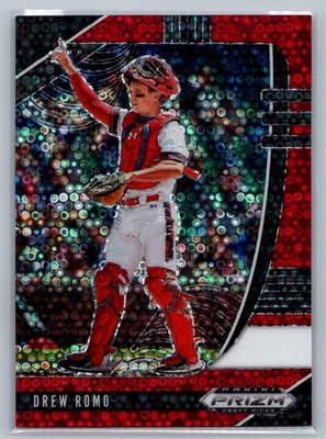 Drew Romo 2020 Prizm Draft Picks Red Donut Circles /99 #PDP35