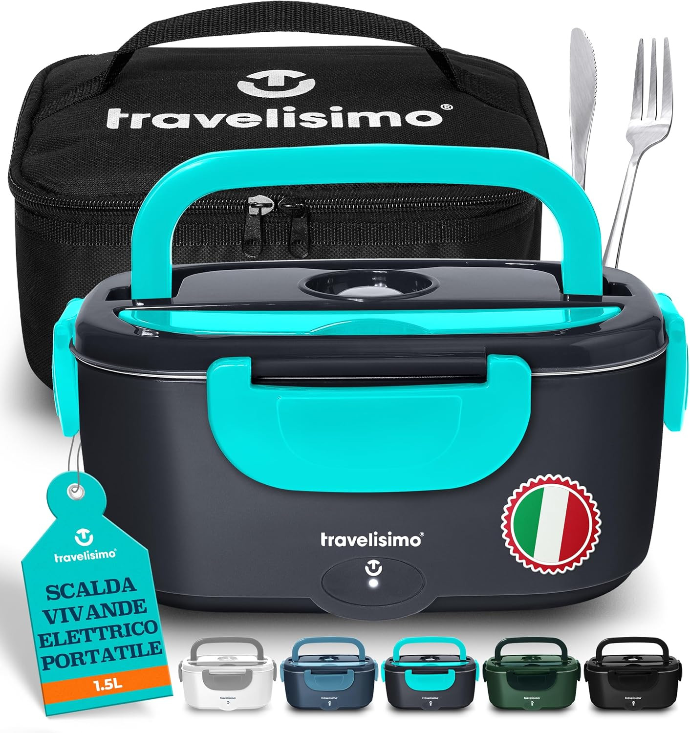Scaldavivande Elettrico 1.5L 80W: Scalda Vivande Casa e Ufficio Inox