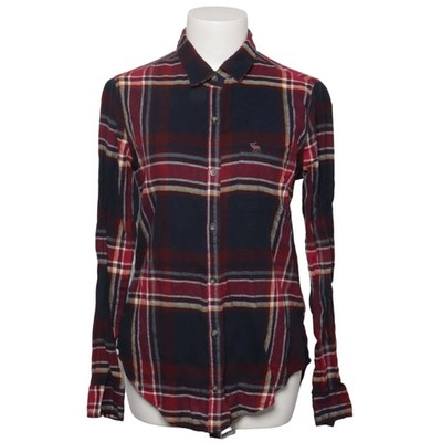 Abercrombie & Fitch, Flanellhemd, Größe: S, Rot/Blau/Mehrfarbig, Glencheck #c8h