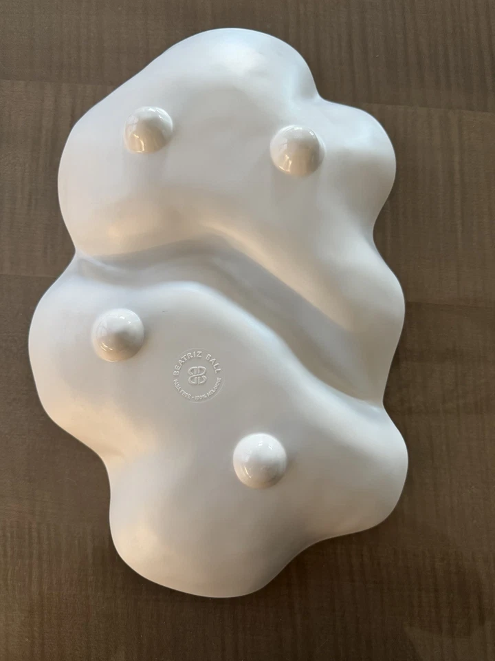 Plato para servir Beatriz Ball Vida melamina dividido blanco Foto 3 de 4