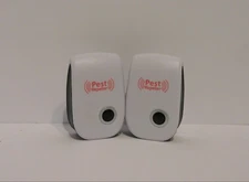 2 Pack Ultrasonic Pest Repeller Control Electronic Repellent Mice Bug Rat Reject