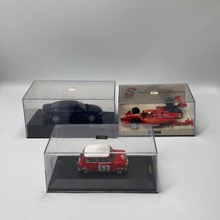 Job Lot 3 Diecast Model Cars with Display Cases AUTOart UT Models IXO