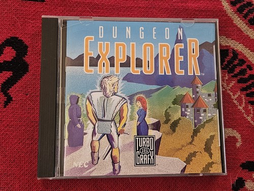 Dungeon Explorer TurboGrafx 16 CIC Hu Card, Manual, Case