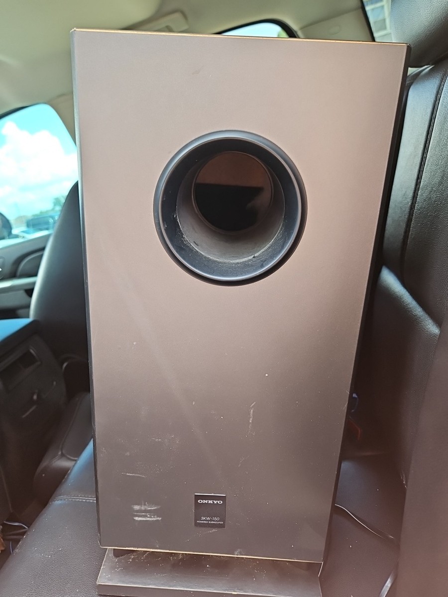 Onkyo Skw-200 Powered 150w Subwoofer With AC Cord for sale online