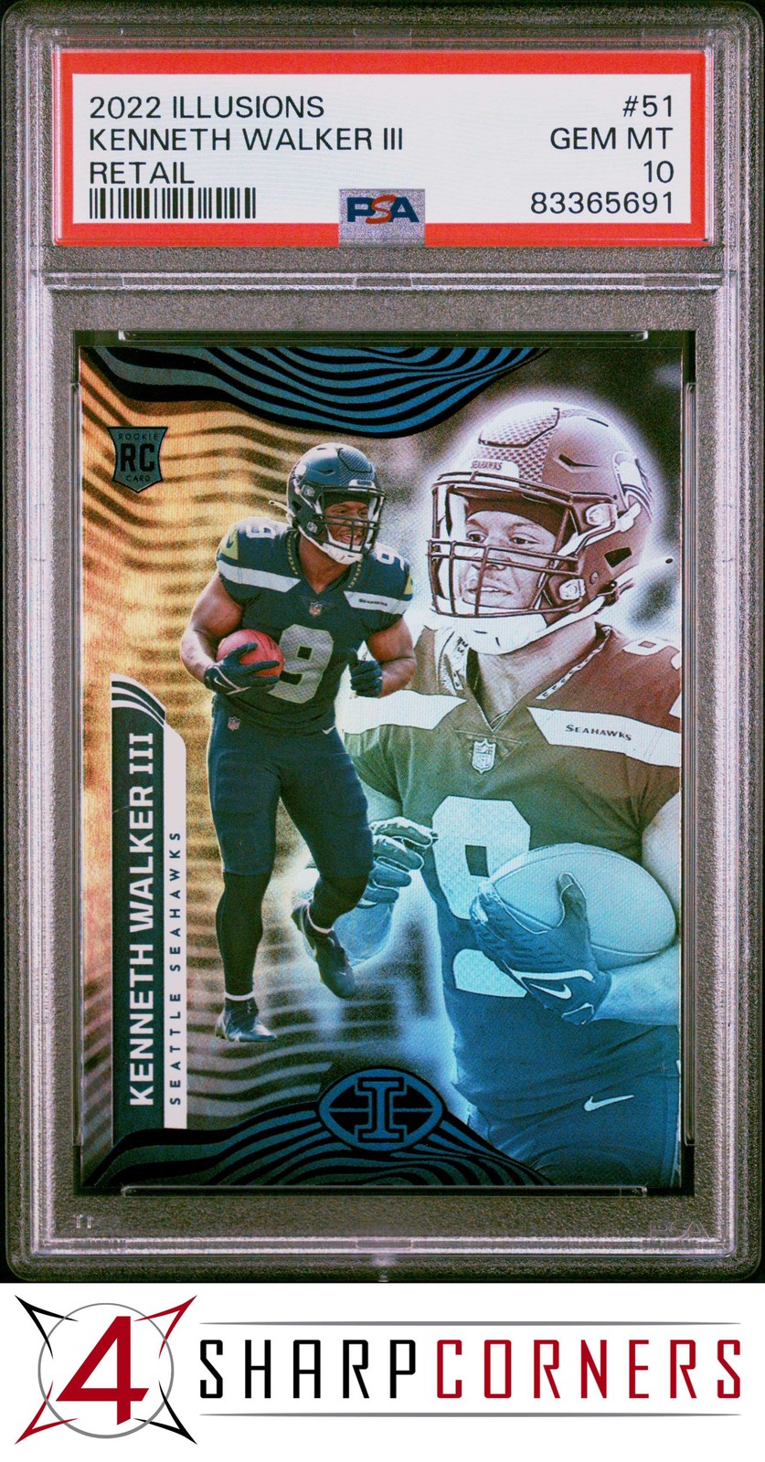 Kenneth Walker III Panini Illusions #51 Retail