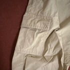 Gap Kids Girls Beige Cargo Pants XS (4-5) Elastic Waist Drawstring Pockets — photo 2