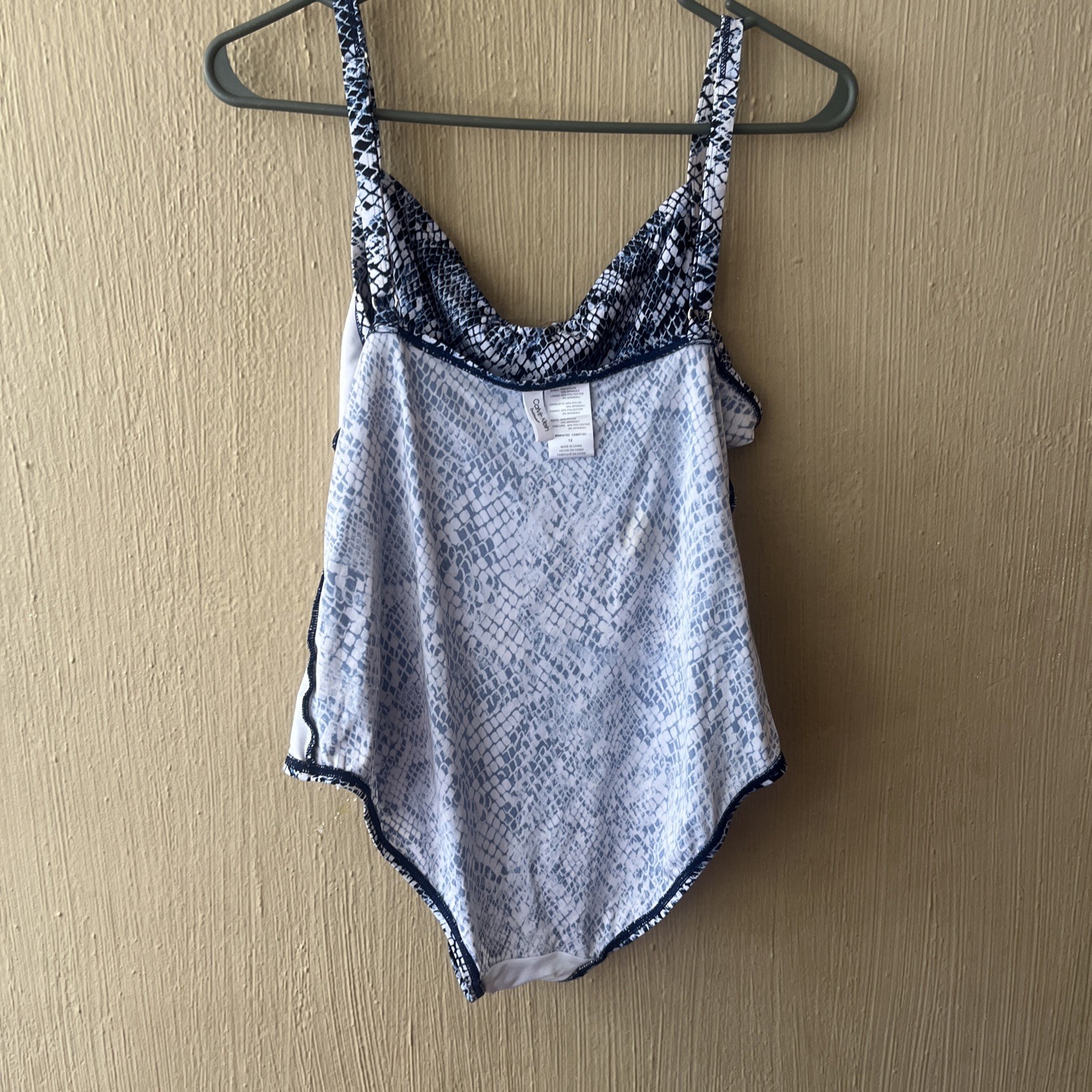 Calvin Klein Women's Python snake Print Blue  One… - image 10