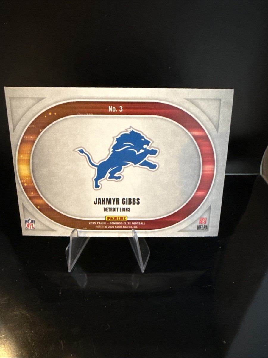 2025 Donruss Elite Jahmyr Gibbs FULL THROTTLE #3 Detroit Lions | eBay