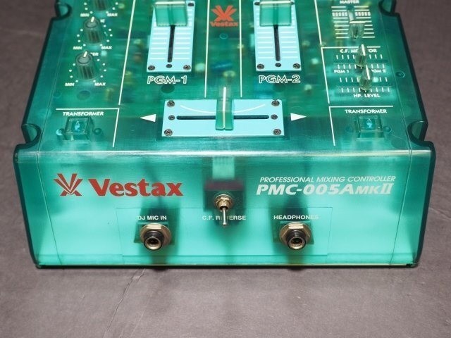 Vestax PMC-005A MKⅡ Translucent Rare DJ Mixer Equipment