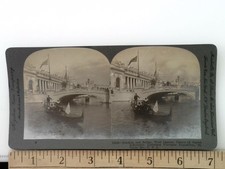 St. Louis World's Fair Stereoview Keystone View Co. Gondola Bridge 1905