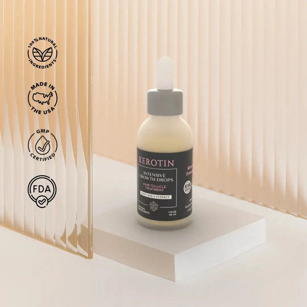 Kerotin Intensive Hair Growth Drops 30ml | DHT Blocker & Regrowth Serum