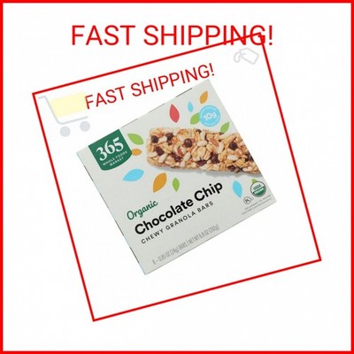 365 by Whole Foods Market, Organic Chocolate Chip Chewy Granola Bars, 8 Count