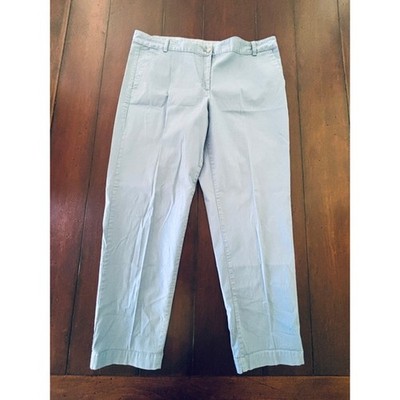 Talbots Weekend Chino Women s Size 16 Periwinkle Blue Cotton Stretch Pants