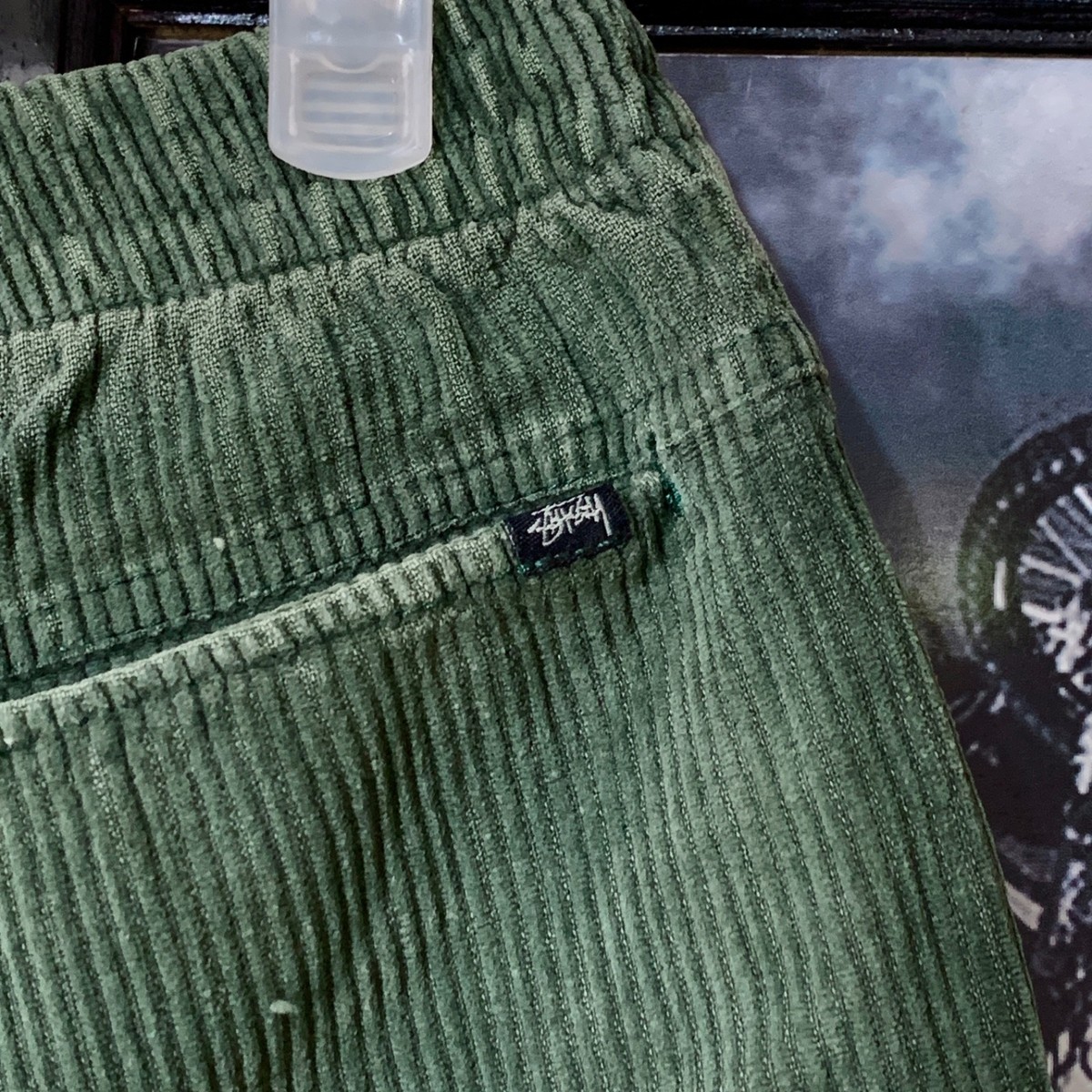 Stussy Wide wale Corduroy shorts - Green size 30, 34 (Chat to