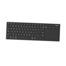 Portable Computer Keyboard with Trackpad, Rechargeable Bluetooth Keyboard S