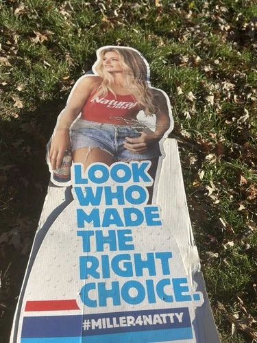 Marisa Miller Stand Up Cut Out Natural Light Look Who Made The Right Choice 5’6”