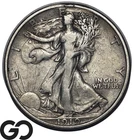 1919 Walking Liberty Half Dollar, Scarce Low Mintage Choice XF Key Date!